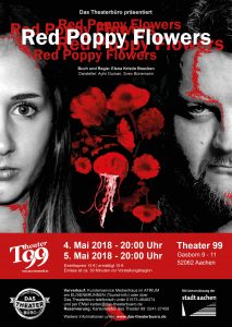 Red Poppy Flowers - Plakat - Das Theaterbüro, Aachen